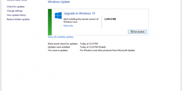 Windows 10 Upgrade Alert about Microsoft Problems